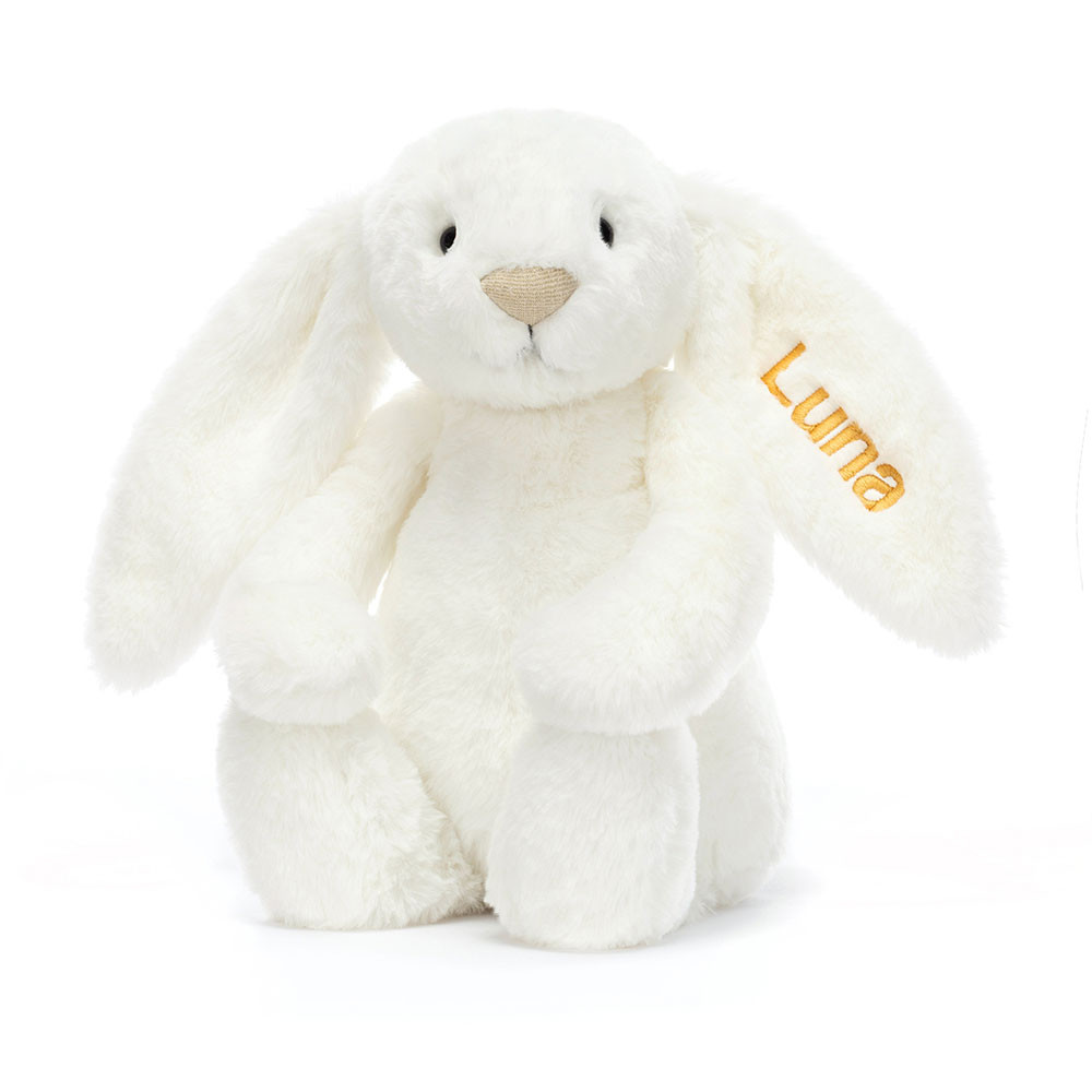 Personalized Bashful Luxe Bunny Luna Medium