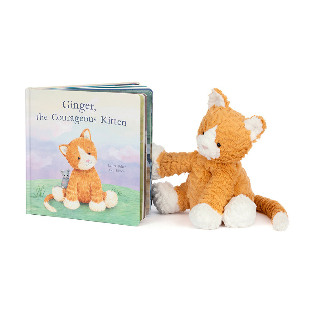 Ginger. the Courageous Kitten Book and Fuddlewuddle Ginger Cat